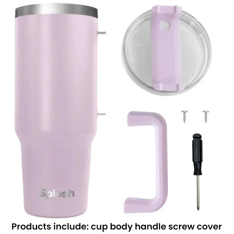 Multi-Color Travel Tumbler with Spill-Proof Lid - 1180ml/40oz