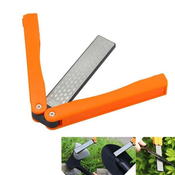 Double Sided Folded Pocket Sharpener Diamond Knife Sharpening Outdoor