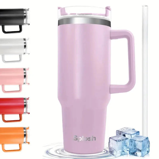 Multi-Color Travel Tumbler with Spill-Proof Lid - 1180ml/40oz