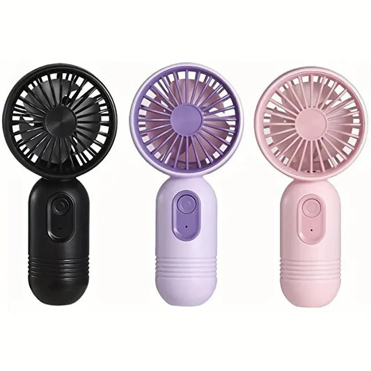USB Rechargeable Mini Portable Fan with 3 Speeds