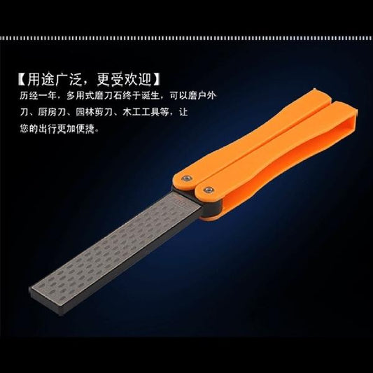 Double Sided Folded Pocket Sharpener Diamond Knife Sharpening Outdoor